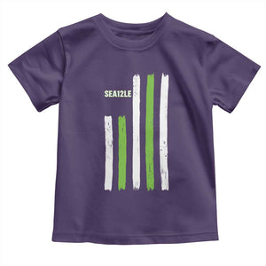 SEA12LE Champion Football Fan Gift Toddler T Shirt Blue Green Pride TS12 Purple Print Your Wear