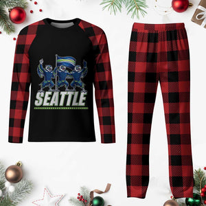 Seattle Fan Pride Victory Celebration Plaid Pajama Set Gift For Sports Lovers TS12 Buffalo Plaid Print Your Wear