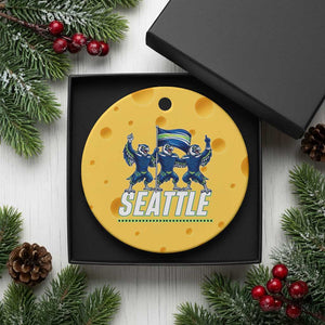 Seattle Fan Pride Victory Celebration Ceramic Ornament Gift For Sports Lovers TS12 1pc Yellow Cheese Print Your Wear