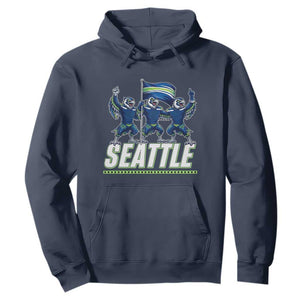 Seattle Fan Pride Victory Celebration Hoodie Gift For Sports Lovers TS12 Navy Print Your Wear