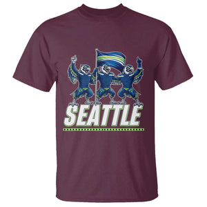 Seattle Fan Pride Victory Celebration T Shirt Gift For Sports Lovers TS12 Maroon Print Your Wear