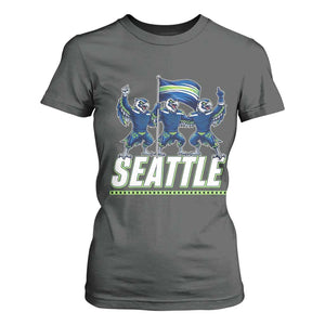 Seattle Fan Pride Victory Celebration T Shirt For Women Gift For Sports Lovers TS12 Dark Heather Print Your Wear