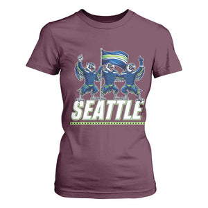 Seattle Fan Pride Victory Celebration T Shirt For Women Gift For Sports Lovers TS12 Maroon Print Your Wear
