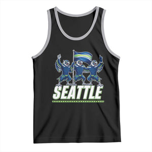 Seattle Fan Pride Victory Celebration Tank Top Gift For Sports Lovers TS12 Black Athletic Heather Print Your Wear