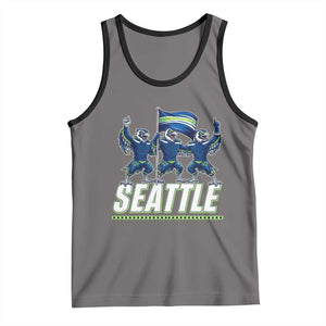 Seattle Fan Pride Victory Celebration Tank Top Gift For Sports Lovers TS12 Deep Heather Black Print Your Wear
