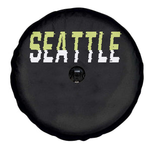 Seattle Retro Glitch Fan Gift Spare Tire Cover Proud Northwest 12s Fan TS12 Print Your Wear