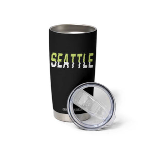 Seattle Retro Glitch Fan Gift Tumbler Cup Proud Northwest 12s Fan TS12 Print Your Wear