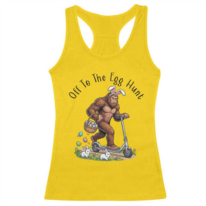 Funny Easter Bigfoot Racerback Tank Top Off To The Egg Hunt TS12 Daisy Print Your Wear