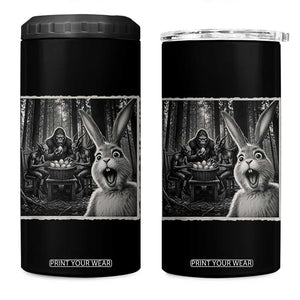 Funny Easter Bunny Selfie 4 in 1 Can Cooler Tumbler Bigfoot Jersey Devil Chupacabra Egg Hunt TS12 One Size: 16 oz Black Print Your Wear