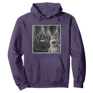 Funny Easter Bunny Selfie Hoodie Bigfoot Jersey Devil Chupacabra Egg Hunt TS12 Purple Print Your Wear