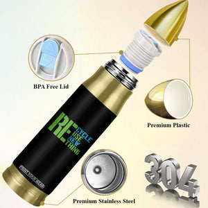 Recycle Reuse Renew Rethink Bullet Tumbler Earth Day TS12 Print Your Wear