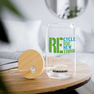 Recycle Reuse Renew Rethink Glass Can Earth Day TS12 Print Your Wear