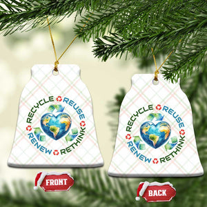 Recycle Reuse Renew Rethink Ceramic Ornament Zero Waste Life TS12 Print Your Wear