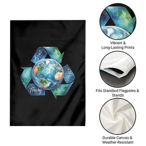 Earth Day Dont Be Trashy Garden Flag Environmental Awareness Gift TS12 Print Your Wear
