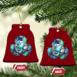 Earth Day Dont Be Trashy Ceramic Ornament Environmental Awareness Gift TS12 Print Your Wear