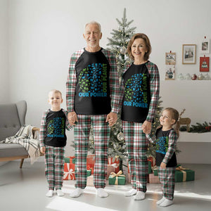 Earth Day Environmental Activism Plaid Pajama Set Our Power Our Planet TS12 Christmas Plaid Print Your Wear