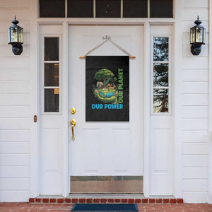 Our Power Our Planet Garden Flag Earth Day Nature Lover Gift TS12 Print Your Wear