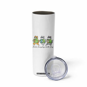 Make Everyday Earth Day Skinny Tumbler Eco Friendly Cat Lover TS12 Print Your Wear