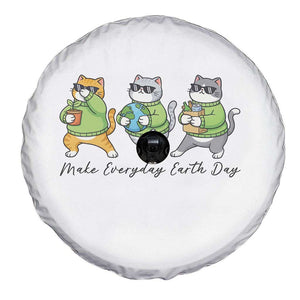Make Everyday Earth Day Spare Tire Cover Eco Friendly Cat Lover TS12 Print Your Wear