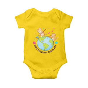 Make Everyday Earth Day Baby Onesie Funny Cat Lover Gift TS12 Daisy Print Your Wear