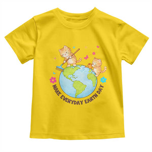 Make Everyday Earth Day Toddler T Shirt Funny Cat Lover Gift TS12 Daisy Print Your Wear