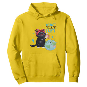 Just A Cat Who Loves The Earth Hoodie Earth Day Cat Lover Gift TS12 Daisy Print Your Wear