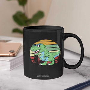 Funny Earth Day Dinosaur Lover Coffee Mug Save The Planet TS12 Print Your Wear