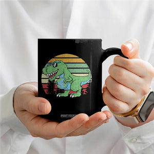 Funny Earth Day Dinosaur Lover Coffee Mug Save The Planet TS12 Print Your Wear