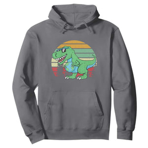 Funny Earth Day Dinosaur Lover Hoodie Save The Planet TS12 Charcoal Print Your Wear