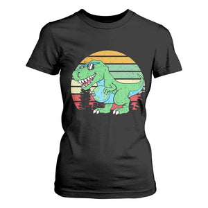 Funny Earth Day Dinosaur Lover T Shirt For Women Save The Planet TS12 Black Print Your Wear