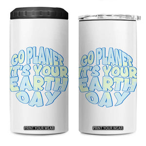 Go Planet It Is Your Earth Day 4 in 1 Can Cooler Tumbler Environmental Activism TS12 One Size: 16 oz White Print Your Wear
