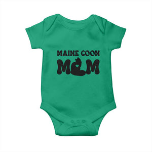Maine Coon Mom Baby Onesie Cat Lover Gift For Her TS12 Irish Green Print Your Wear