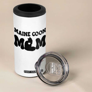 Maine Coon Mom 4 in 1 Can Cooler Tumbler Cat Lover Gift For Her TS12 Print Your Wear