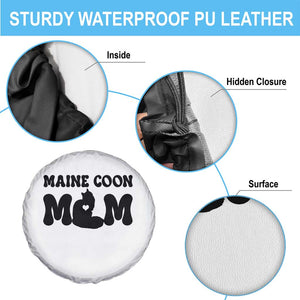 Maine Coon Mom Spare Tire Cover Cat Lover Gift For Her TS12 Print Your Wear