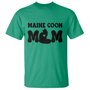 Maine Coon Mom T Shirt Cat Lover Gift For Her TS12 Irish Green Print Your Wear