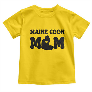 Maine Coon Mom Toddler T Shirt Cat Lover Gift For Her TS12 Daisy Print Your Wear