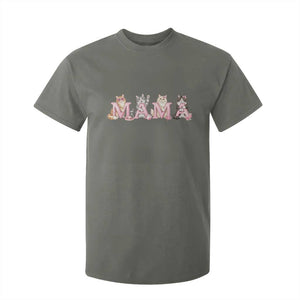 Proud Maine Coon Mama T Shirt For Kid Cat Lover Gift TS12 Military Green Print Your Wear