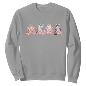 Proud Maine Coon Mama Sweatshirt Cat Lover Gift TS12 Sport Gray Print Your Wear