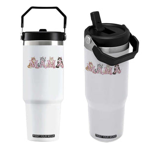 Proud Maine Coon Mama Flip Straw Tumbler Cat Lover Gift TS12 One Size: 30 oz White Print Your Wear