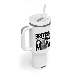 British Shorthair Mom Life Tumbler With Handle Mothers Day Cat Mom Gift TS12 Print Your Wear
