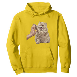 Cute Persian Cat High Five Hoodie Cat Lover TS12 Daisy Print Your Wear