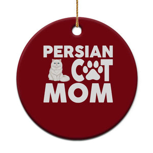 Proud Persian Cat Mom Ceramic Ornament Fluffy Cat Lover Gift For Her TS12 1pc Red Print Your Wear