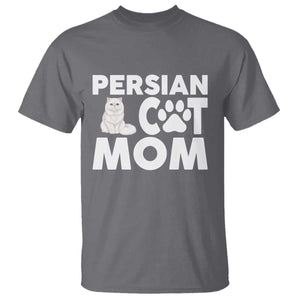 Proud Persian Cat Mom T Shirt Fluffy Cat Lover Gift For Her TS12 Charcoal Print Your Wear