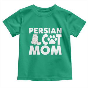 Proud Persian Cat Mom Toddler T Shirt Fluffy Cat Lover Gift For Her TS12 Irish Green Print Your Wear