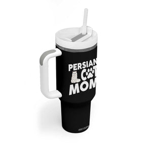 Proud Persian Cat Mom Tumbler With Handle Fluffy Cat Lover Gift For Her TS12 Print Your Wear