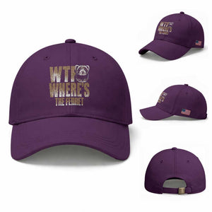 Funny Polecat Ferret Gift Baseball Cap WTF Where Is The Ferret TS12 Baseball Cap Universal Fit Purple Print Your Wear