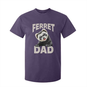 Ferret Dad Life T Shirt For Kid Cute Exotic Animal Parent Gift TS12 Purple Print Your Wear