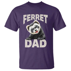 Ferret Dad Life T Shirt Cute Exotic Animal Parent Gift TS12 Purple Print Your Wear
