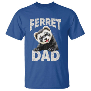 Ferret Dad Life T Shirt Cute Exotic Animal Parent Gift TS12 Royal Blue Print Your Wear