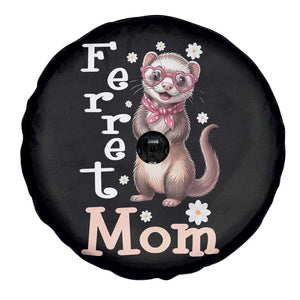 Ferret Mom Life Spare Tire Cover Funny Cute Polecat Ferret Lover TS12 Print Your Wear